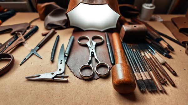 Top fournitures indispensables pour vos projets en cuir